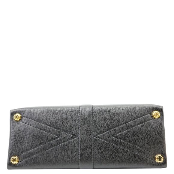 Louis Vuitton  Rose Des Vents MM Calfskin Leather Satchel Bag Black - Picture 7 of 10